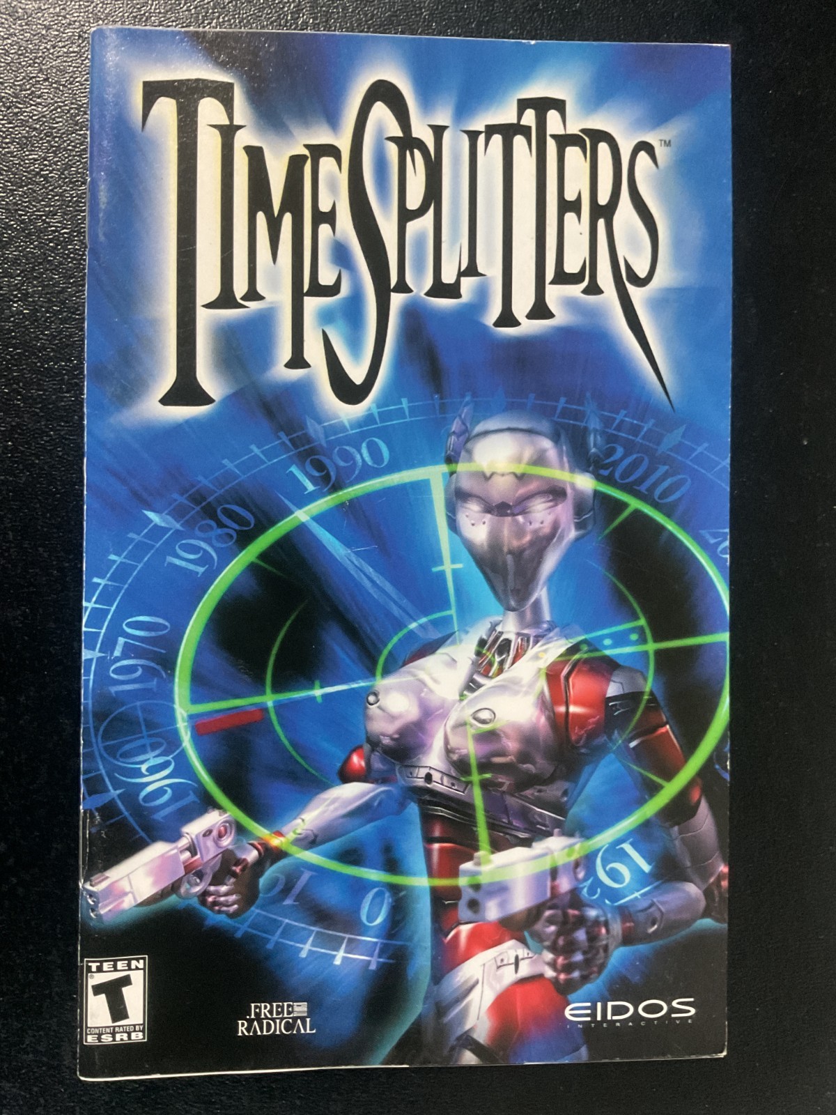 Timesplitters 1 PS2 PlayStation 2 Instruction Manual Only