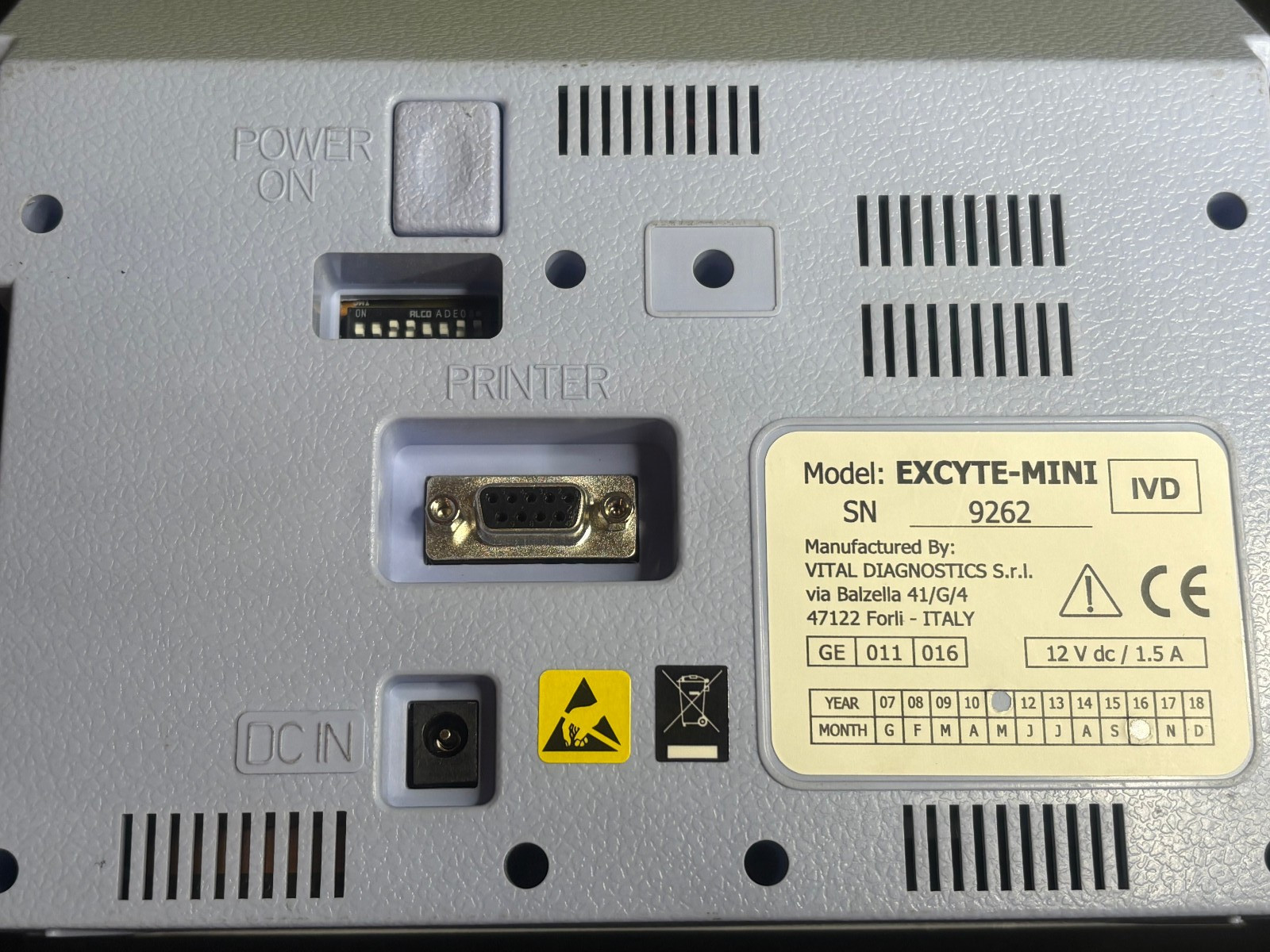 Vital Diagnostics Excyte Mini Automated ESR Analyzer
