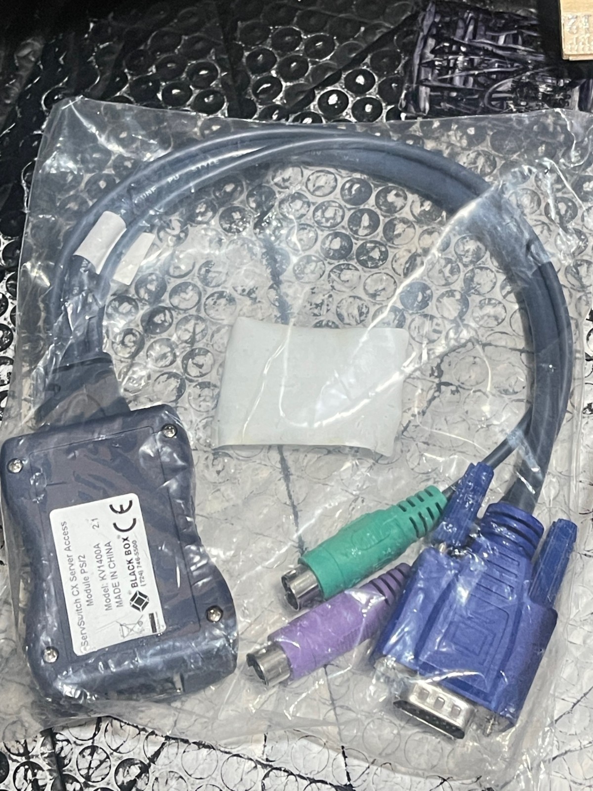 KVM Cable Serv. Switch KV1400A CX Server Access Mod PS/2 kv1400a 10"(J8K13L10