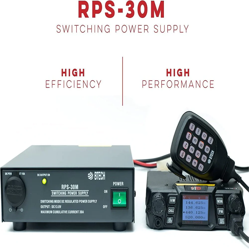 BTECH RPS-30M Regulated AC-DC Power Converter