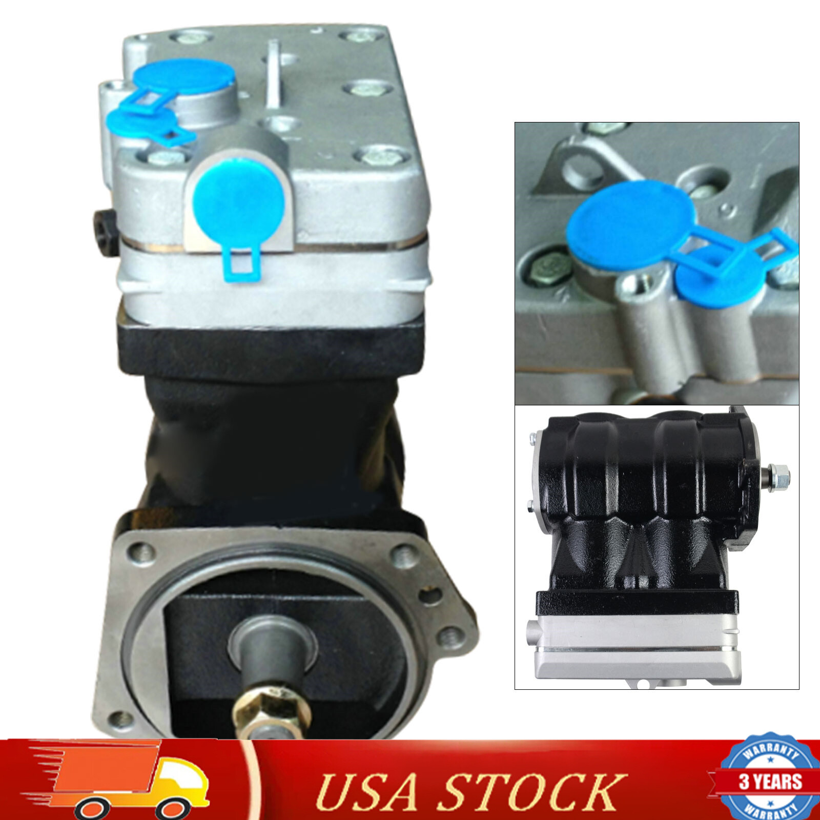 TRUCK Air Brake Compressor For Volvo D12 D12A D12C Engine FH12 85000396 20701801