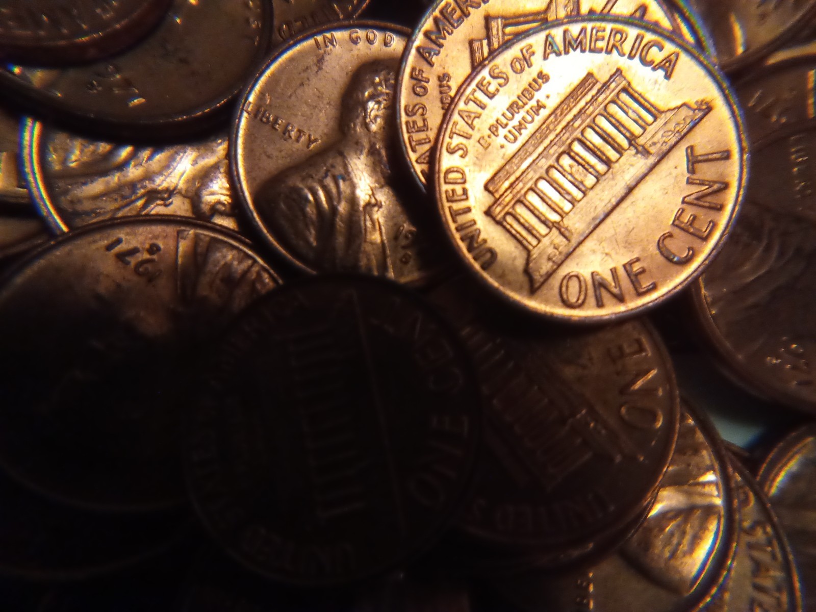 1971-S LINCOLN MEMORIAL CENTS UNCIRCULATED ROLL