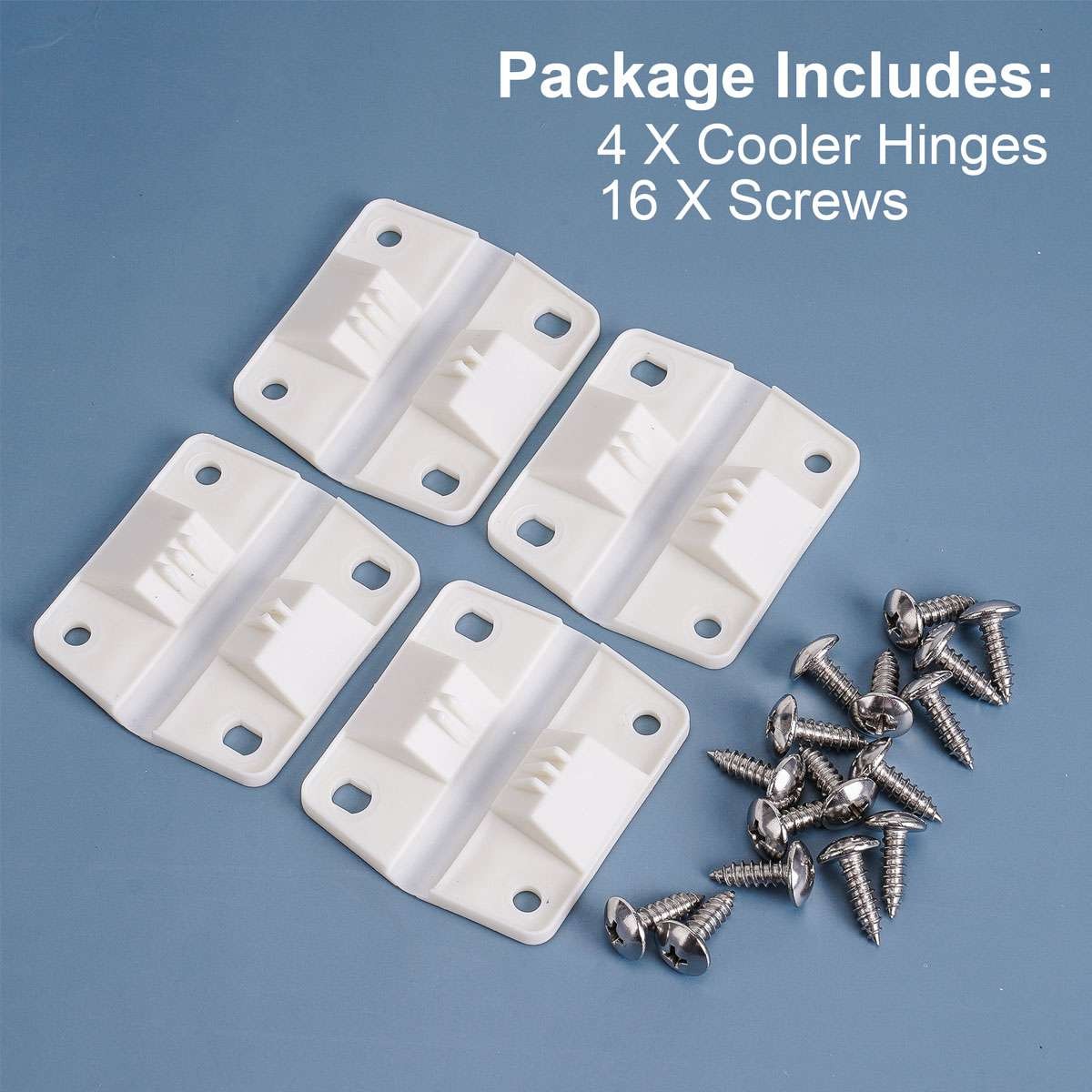 4PCS Cooler Plastic Hinges Kit Replacement for Coleman Coolers, Cooler Parts