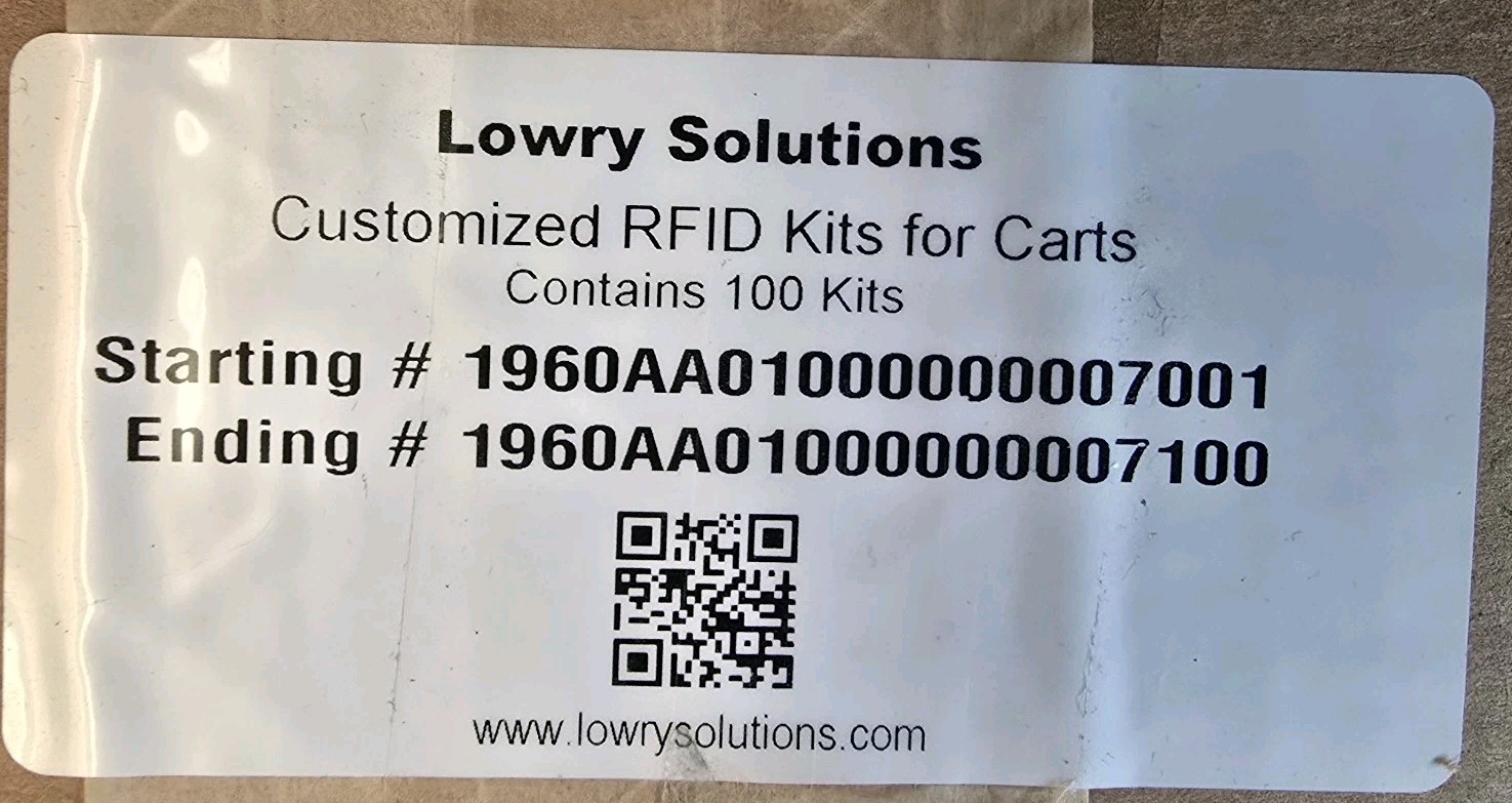 100 RFID Tags Confidex Carrier Tough II Cart Equiptment Asset ID Tracking