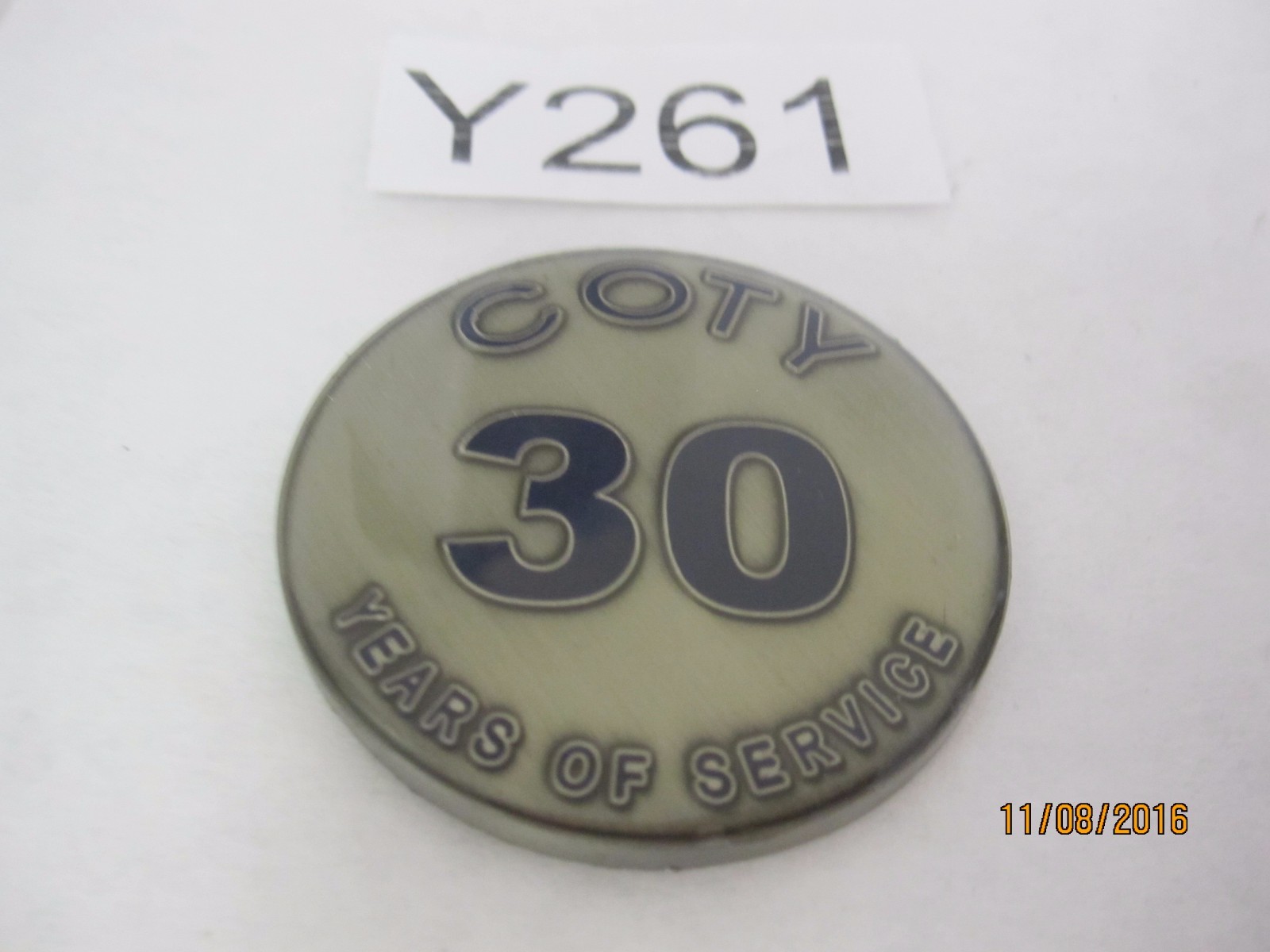 COTY 30 Years Of Service Coin