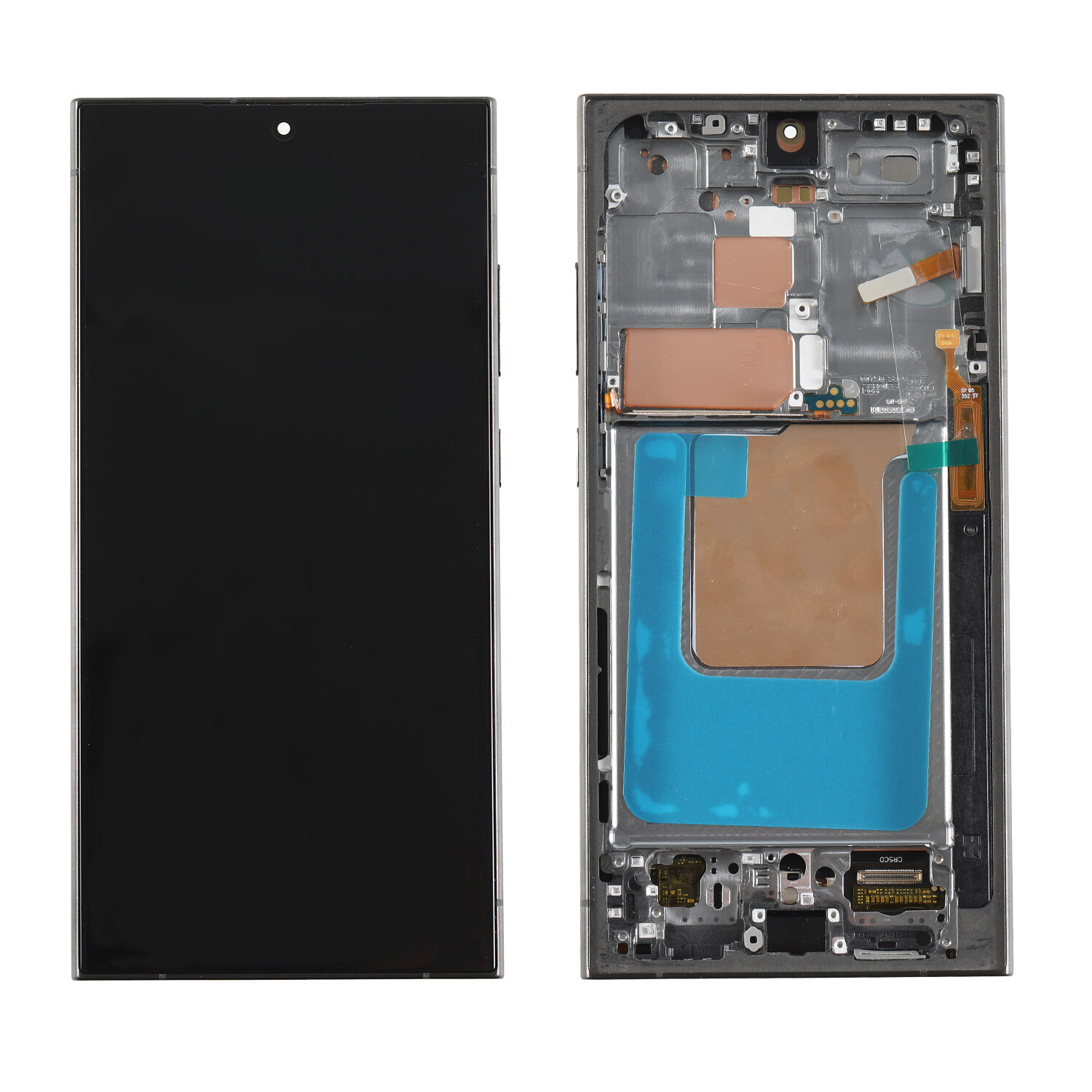 Samsung Galaxy S24 Ultra 5G S928B/E/U/W OLED Display Screen Frame Assembly Black