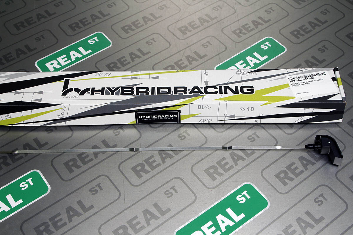 Hybrid Racing Slimloc K-Series K20 K24 Oil Dipstick Dust Black HYB-DIP-01-06
