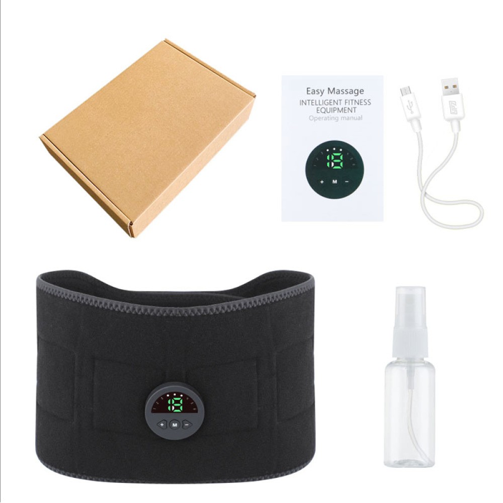 EMS Abdominal Muscle Toning Trainer ABS Stimulator Toner Fitness Binder Gym Belt