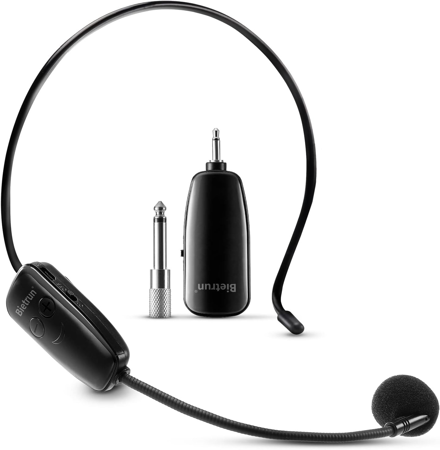 UHF Wireless Microphone Headset System - 160ft Range for Clear Audio Performance