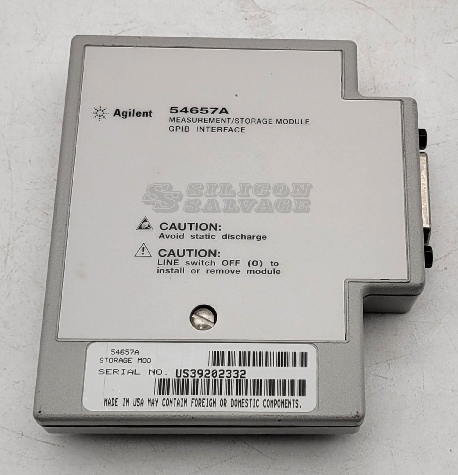 HP Agilent 54657A GPIB Measurement / Storage Module