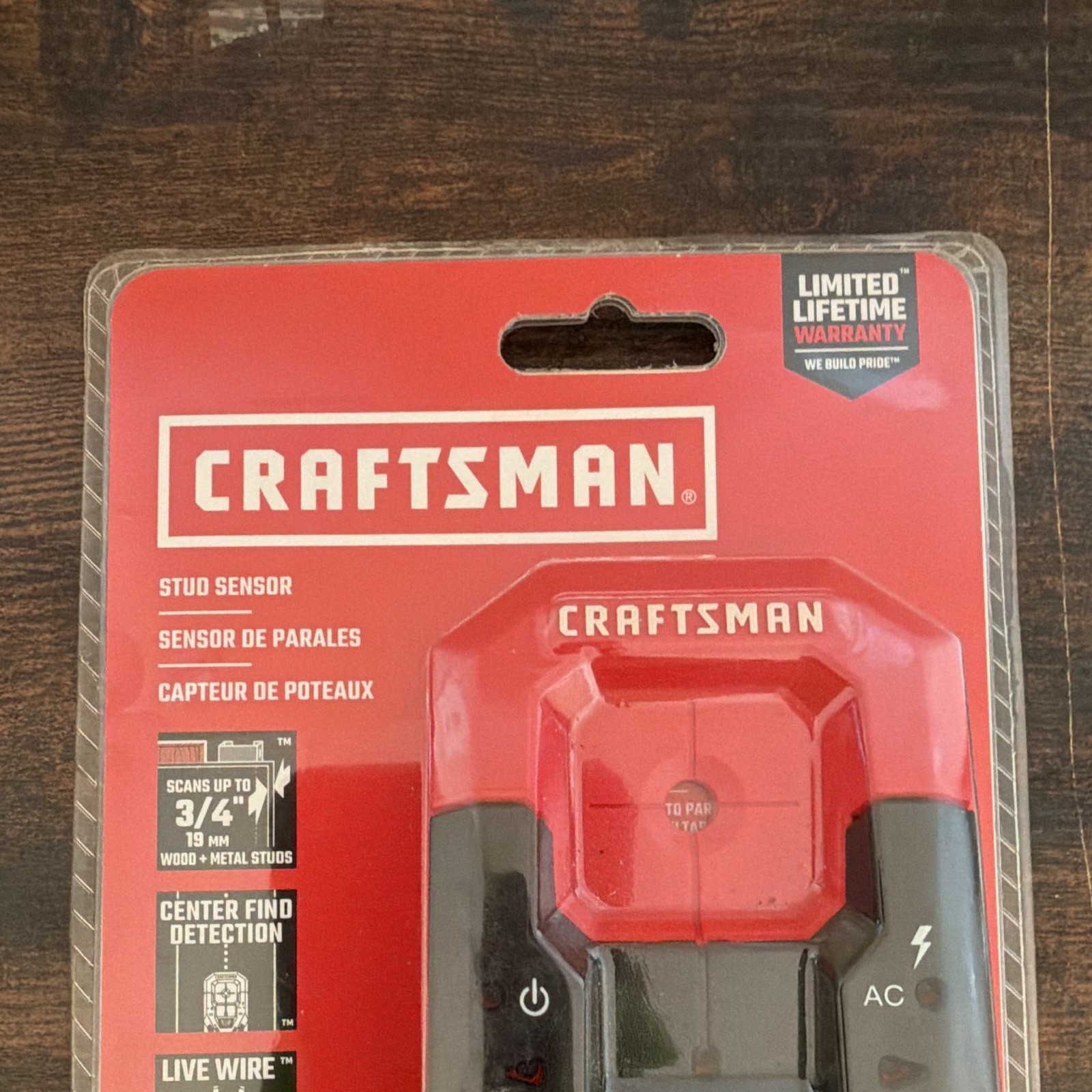 Craftsman CMHT77620 Stud Sensor Center Find & Live Wire Detection