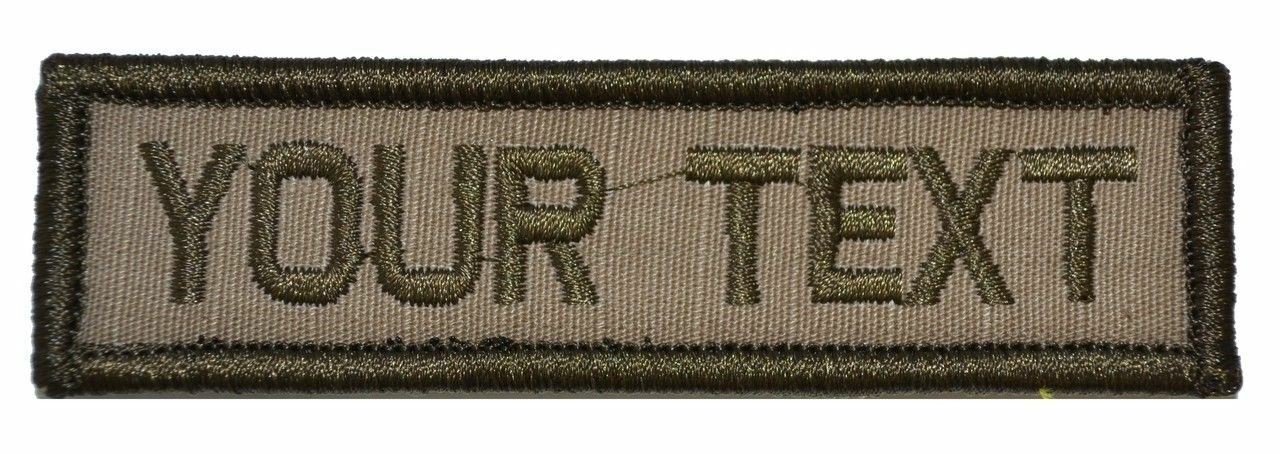 Custom 4x12 Military//Police Patch Hook Backing