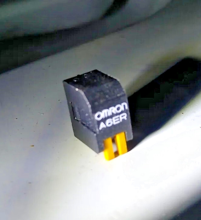 OMRON A6ER DIP Switch SPST 2 Position Piano Actuator 25mA 24VDC (Qty. 2)