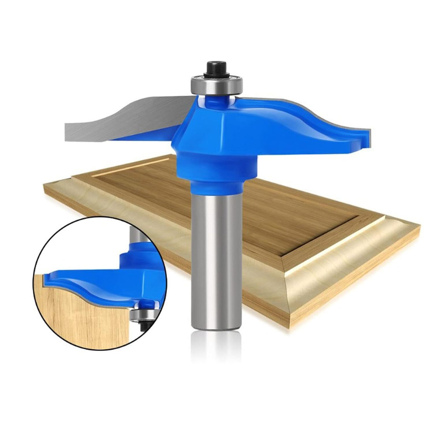 3" Round Over Raised Panel Cabinet Ogee Door Rail & Stile Router Bit-1/2" Shank