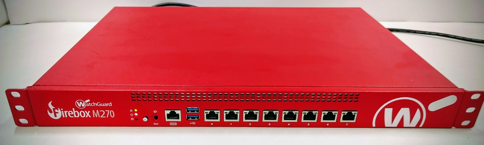 WatchGuard Firebox M270 Firewall Network Security Appliance TL2AE8 Red w/Power
