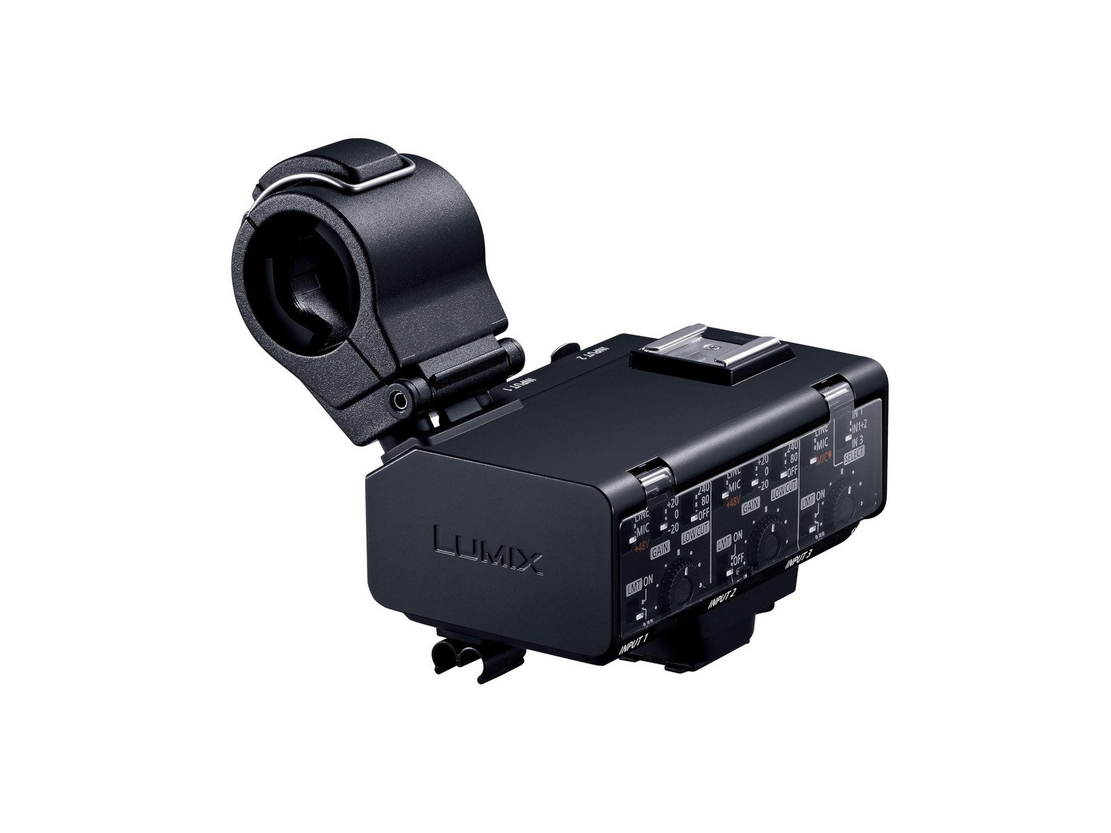 Panasonic DMW-XLR2 LUMIX XLR Microphone Adapter Black 32bit Float Recording