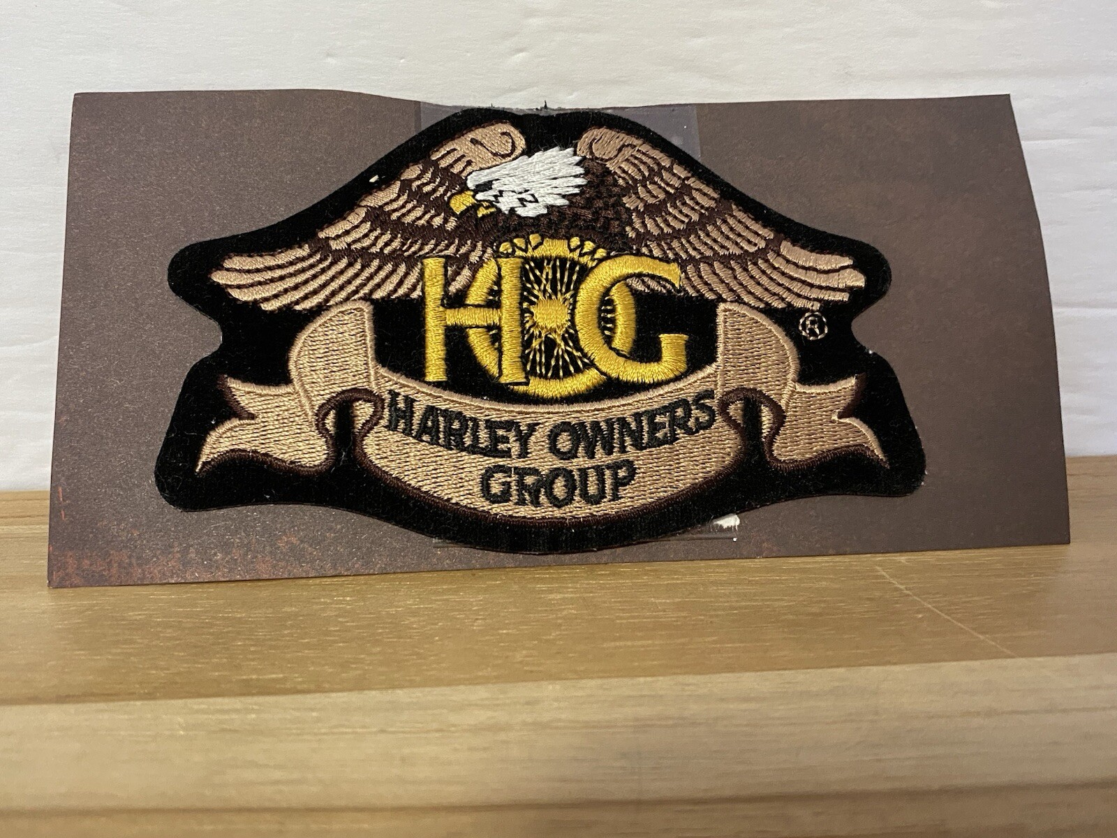 Harley Davidson ~ Harley Owners Group (HOG) Eagle Embroidered Patch - New