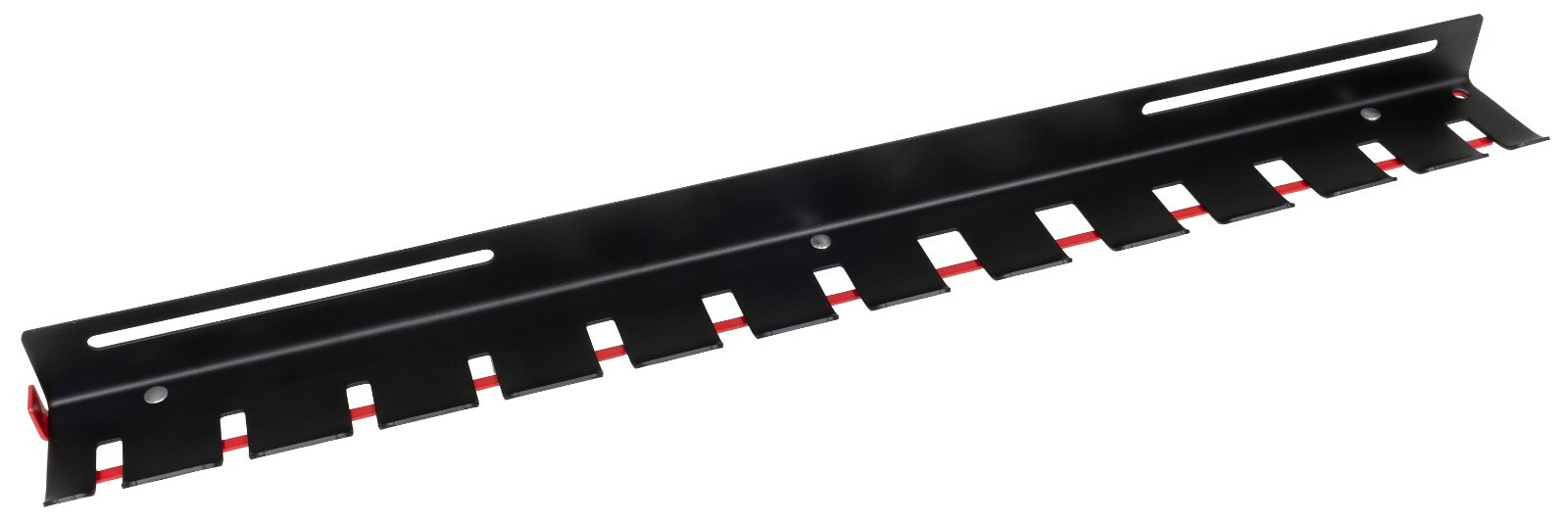 Lisle 49490 24 Inch Locking Tool Holder for 13 Tools Black Steel Organizer