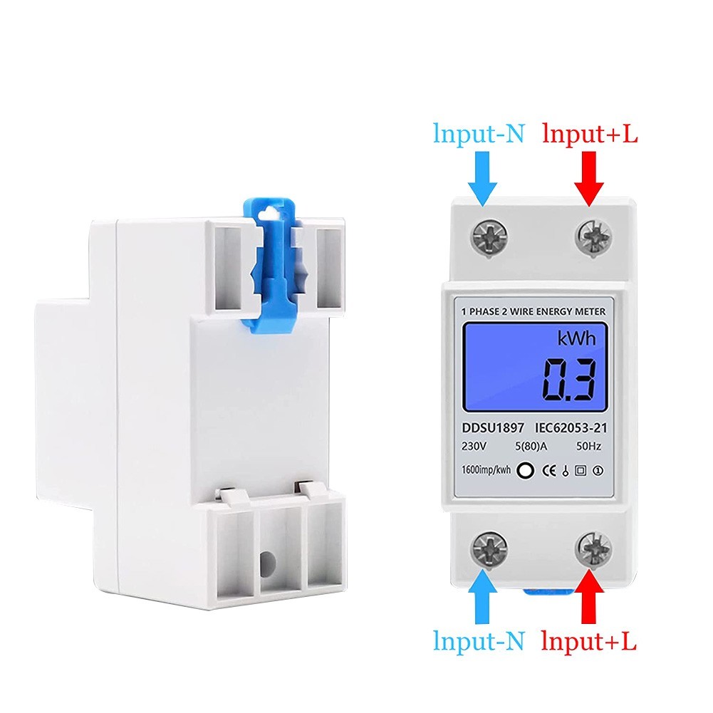 Replacement Energy Meter Electricity Meter Type Backlight DDSU1897