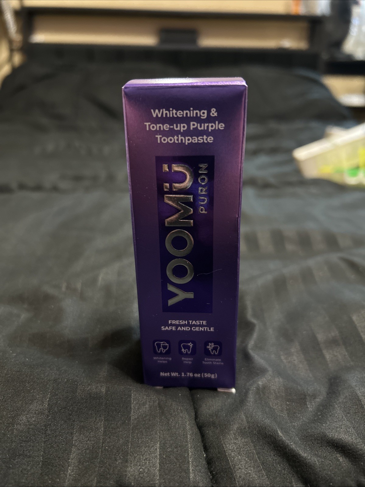YOOMI Puron Purple Whitening & Tone-Up Toothpaste 1.76oz 50g New Sealed