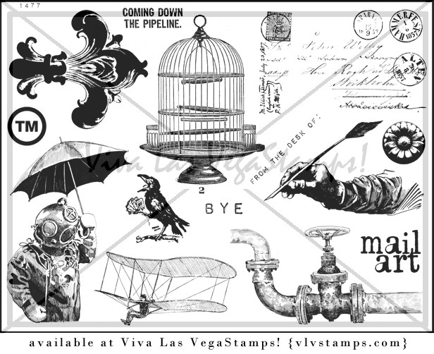 Unmounted Rubber Stamp Plate, Unmounted/Uncut Pink Rubber Stamps