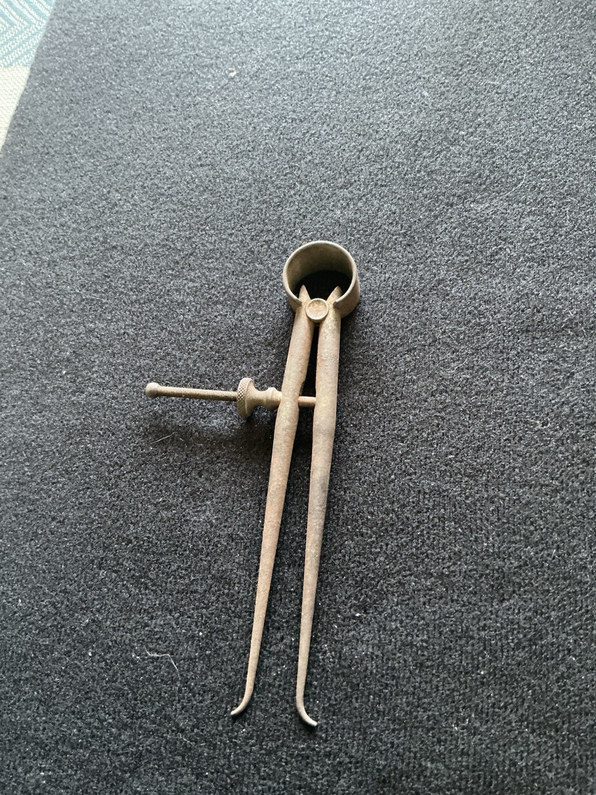 Vintage L.S. Starlett Inside Machinist Compass Caliper Tool