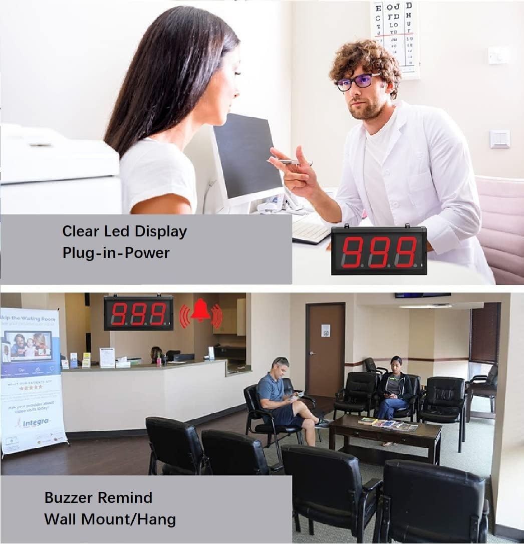 3 Digit LED Up Down Counter 4" Display Remote Switch Box Digital Timer Counter