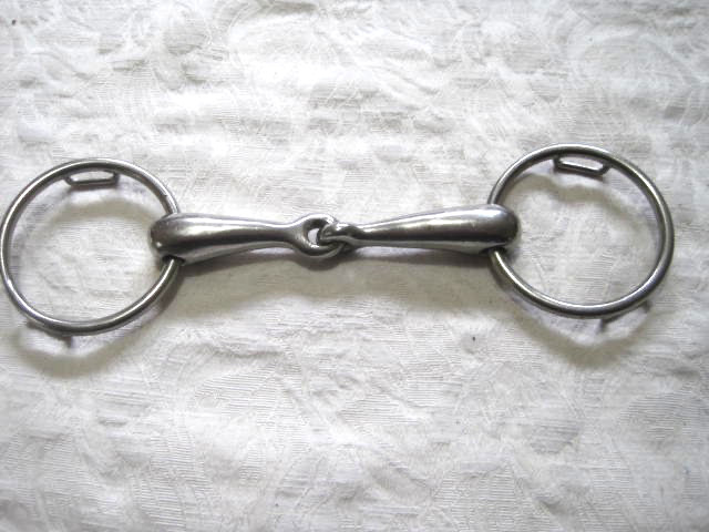 Horse Bit Loose Ring Loose Ring Jointed Snaffle Gag Jay Shuttleworth 4 3/4''