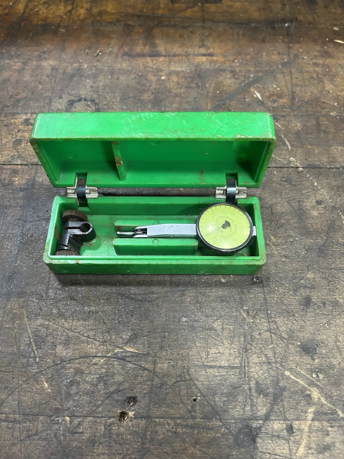 Federal Testmaster T-1 Dial Test Indicator with Case and Accessories