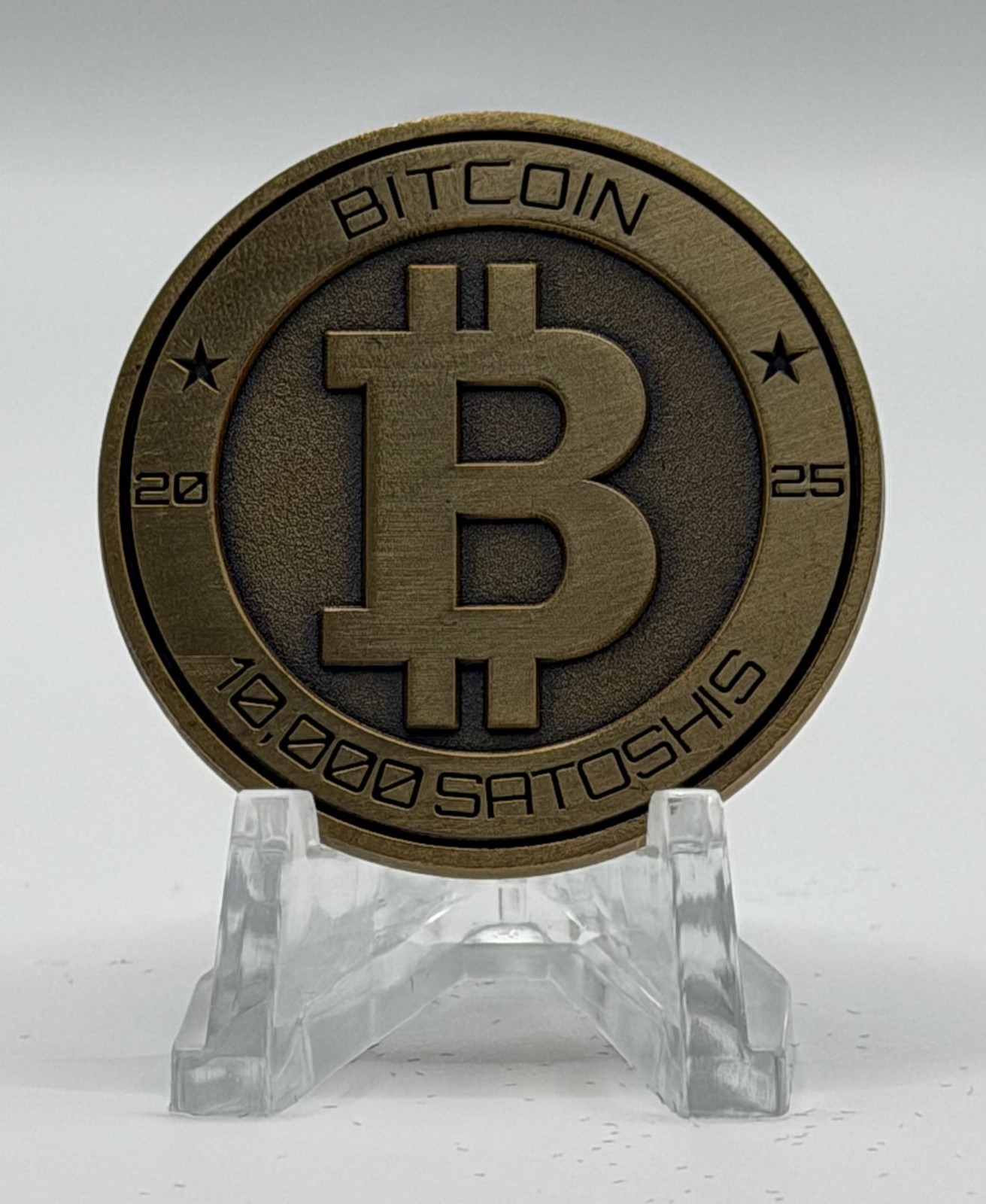 Bitcoin Physical Coin Crypto Cold Storage Wallet BTC Collectible