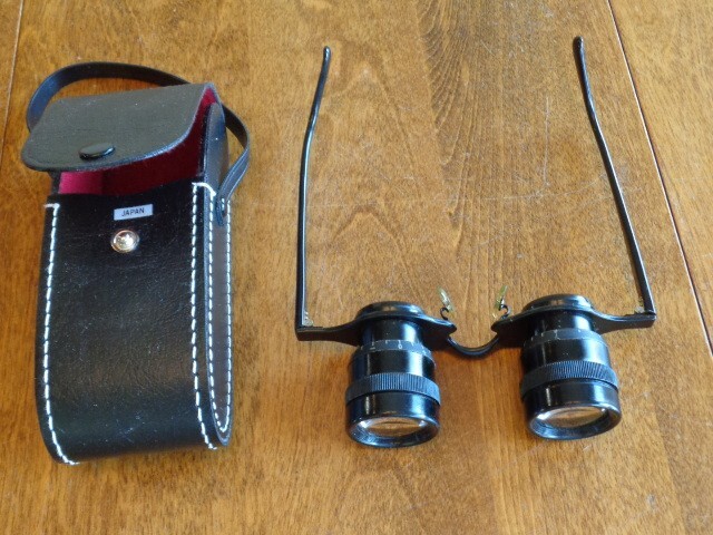 VINTAGE CARTON 2.8x28 BINOCULARS OPERA THEATER GLASSES W/CASE JAPAN