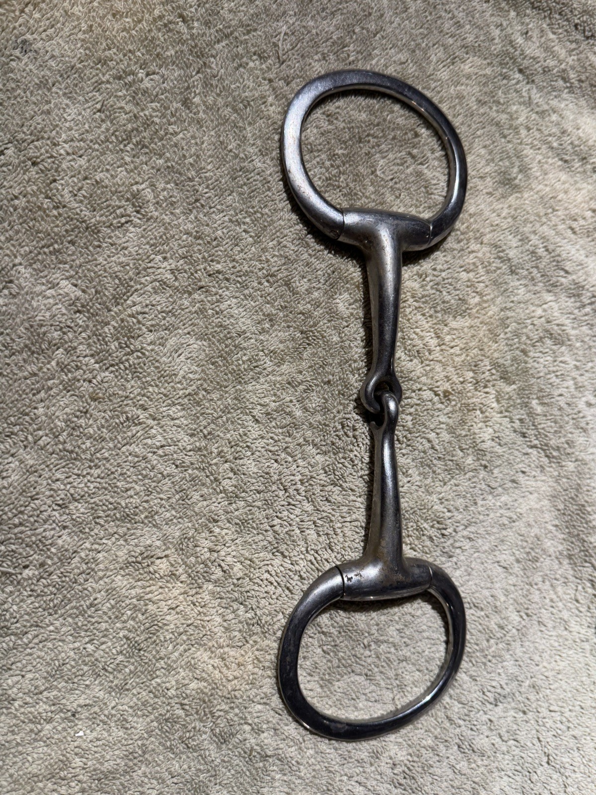 Korsteel Stainless Steel Jointed Eggbutt Snaffle
