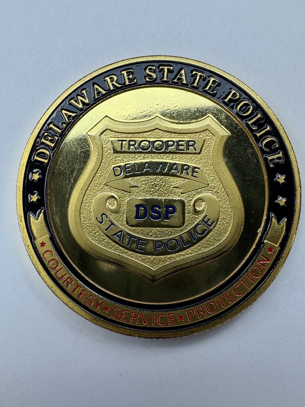 Delaware State Police Challenge Coin