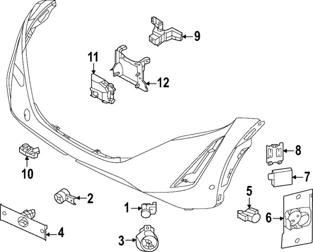 New Genuine Nissan Bracket-Electric Unit OE 284525MP4A