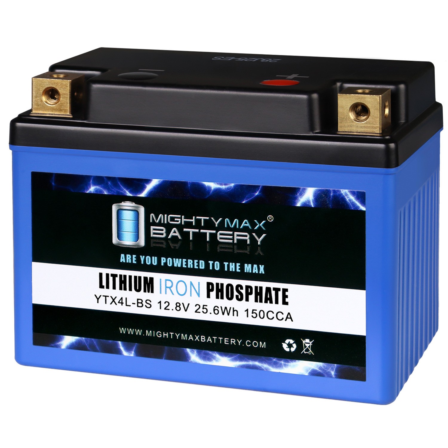 Mighty Max YTX4L-BS Lithium Battery compatible with KTM 250 EXC F 2017-2018