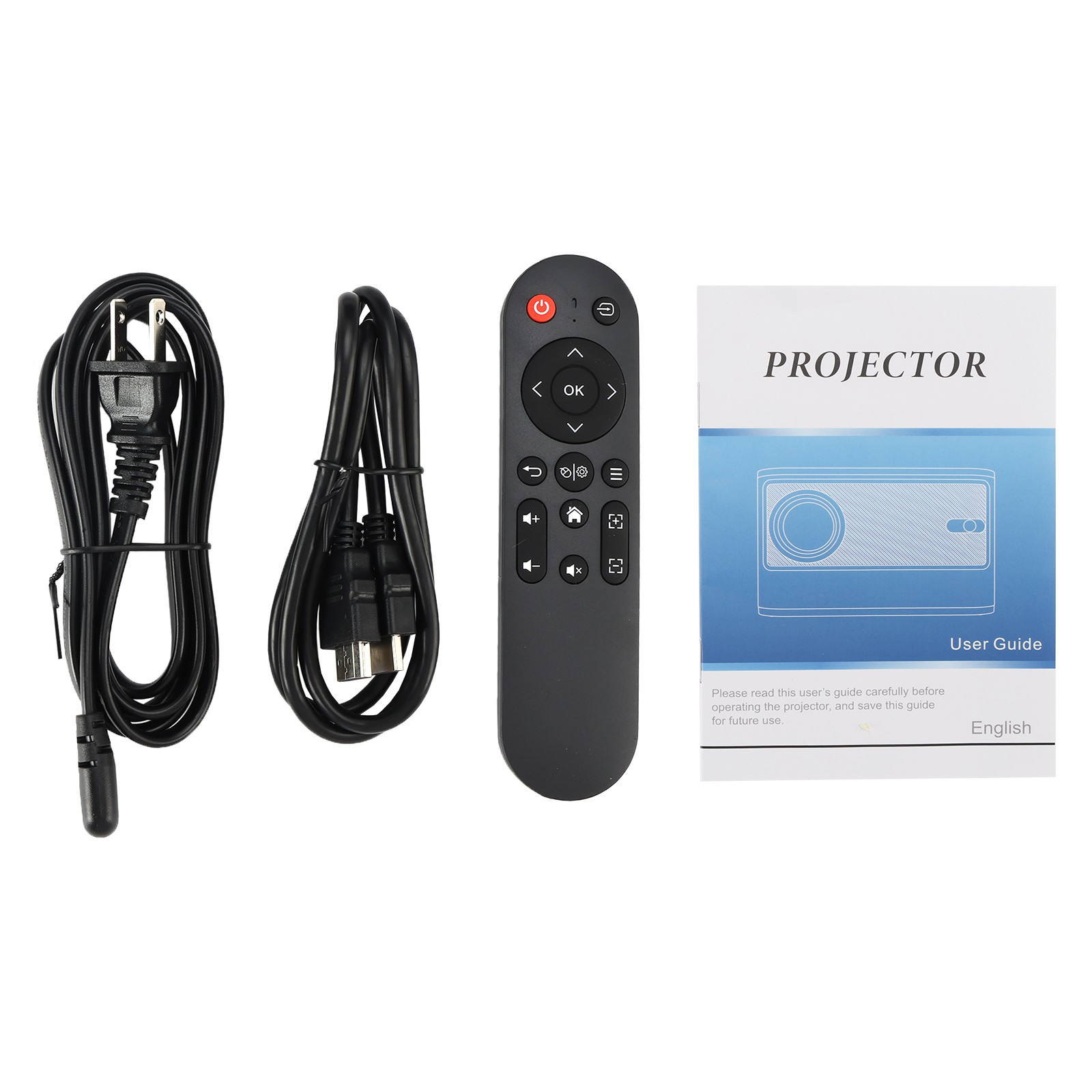 🚀4K Projector Smart Android Projector Smart Voice Dual Frequency HD Projector