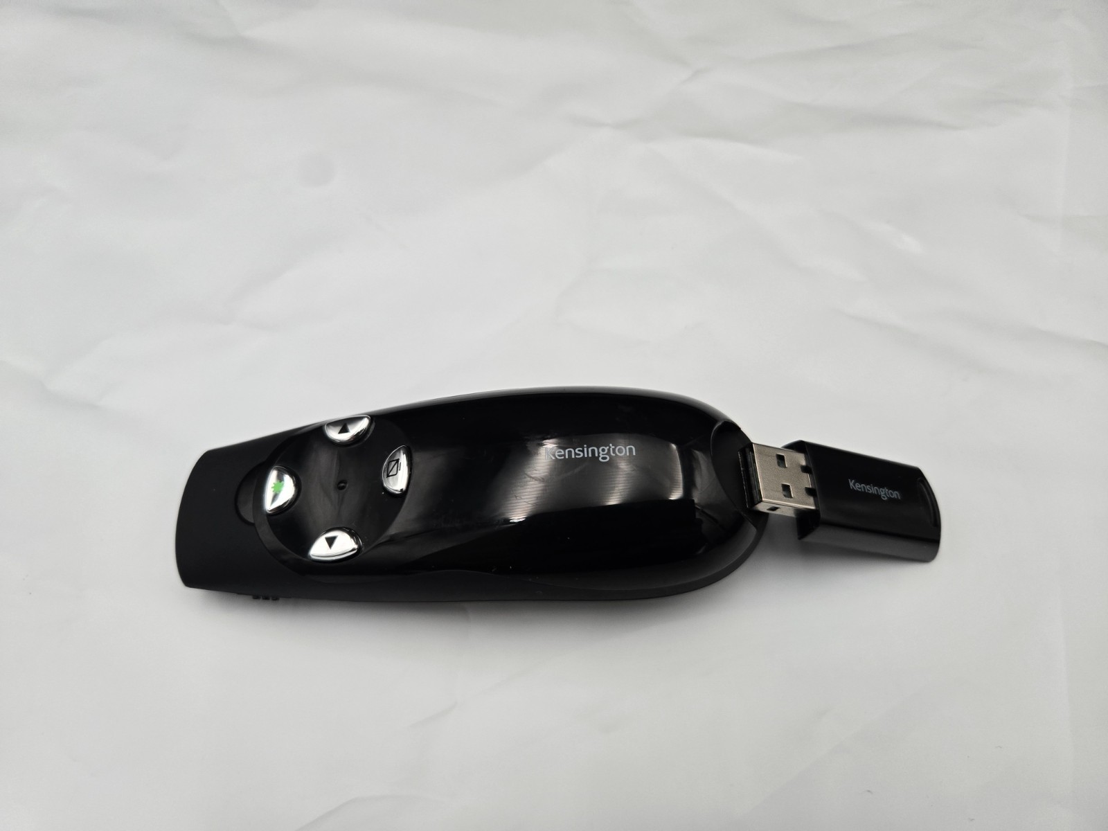 Kensington 4-Button Wireless Presenter Green Laser w/ Dongle for Windows/Mac