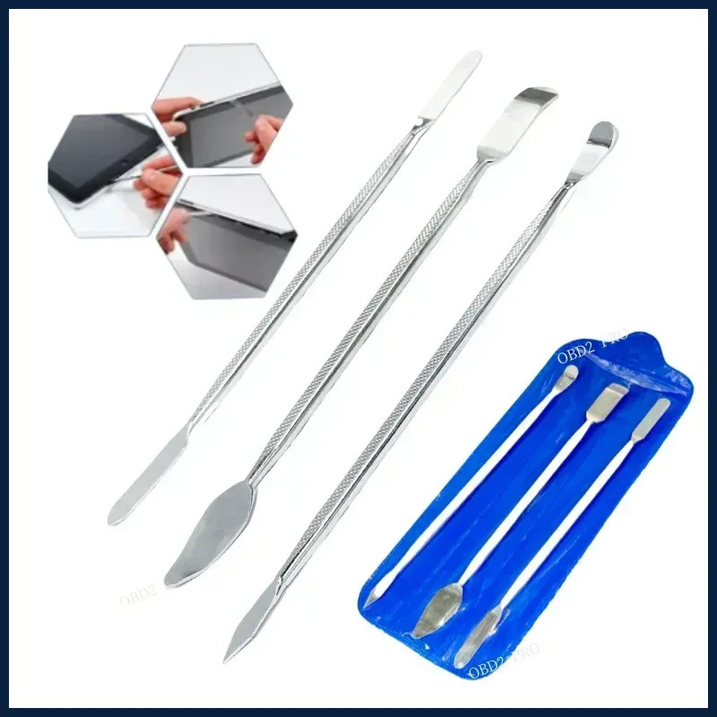 3PCS Smart Phone Repair Tools Kit Opening Pry Hand Tool Kit Blade Metal Spudger