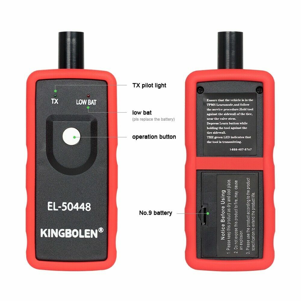 2026 EL50448 Auto Tire Pressure Sensor TPMS Reset Tool RelearnTool Fit For GM US
