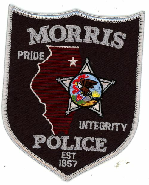 ILLINOIS IL MORRIS POLICE NICE SHOULDER PATCH SHERIFF