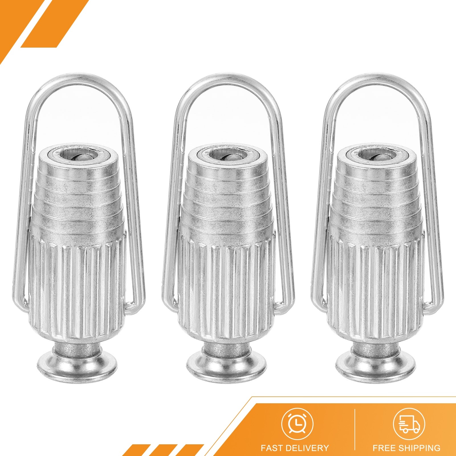 3Pack Clothesline Tightener Aluminum Alloy Clothes Drying Line Tensioner Silver