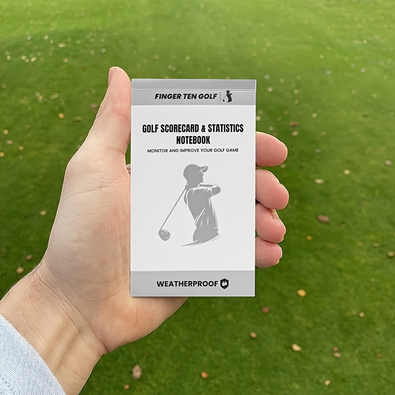 Yardage Book Cover Golf Score Book Golf Notebook Back Pocket 2 Pack