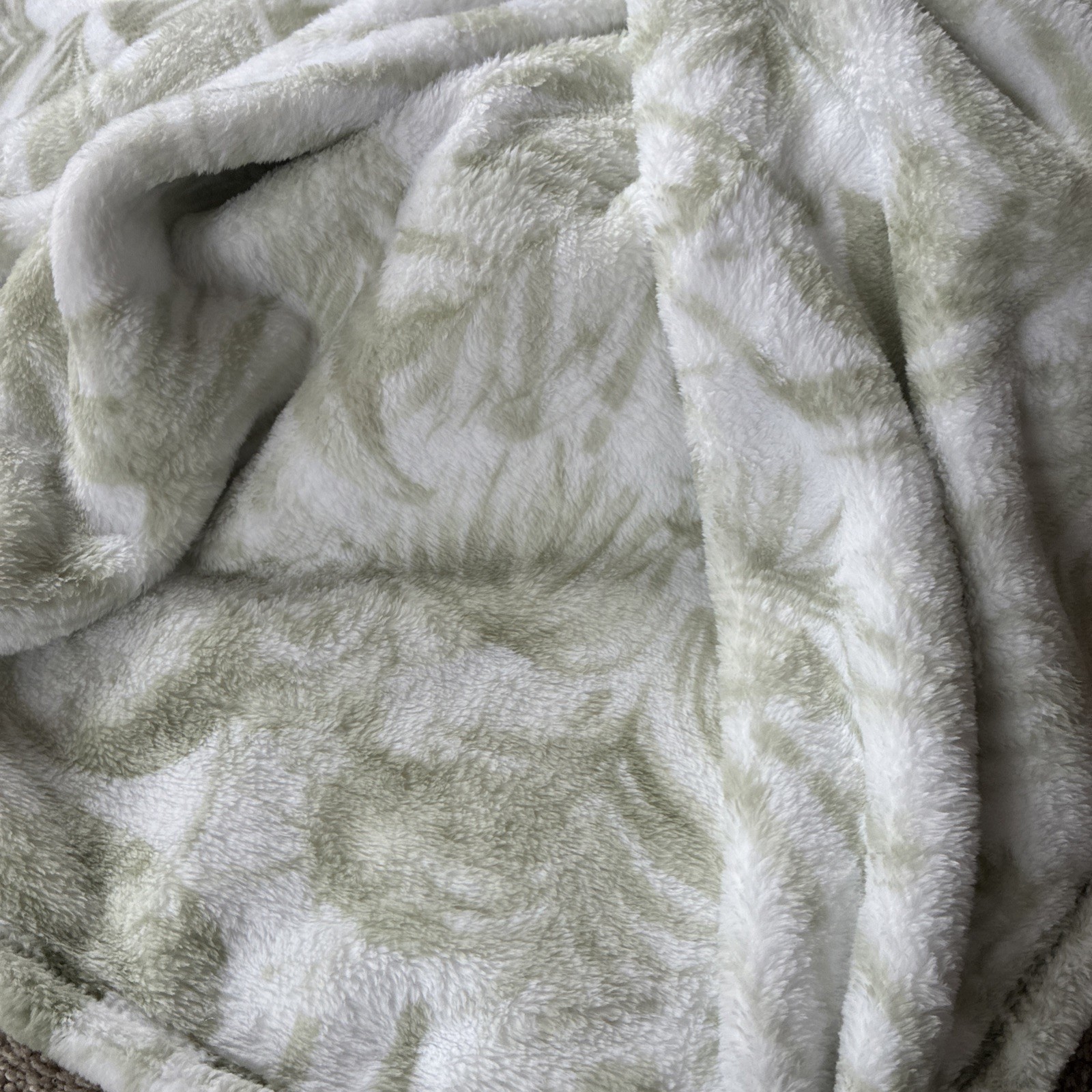 Ultra Soft Palm Leaf/Botanical 60x70” Throw
