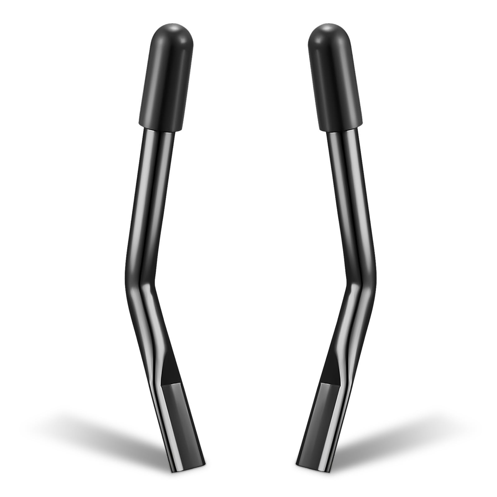 2 Pcs Wheelchair Brake Extenders, 8.3 Inch Black Wheelchair Brake Handle Exte...