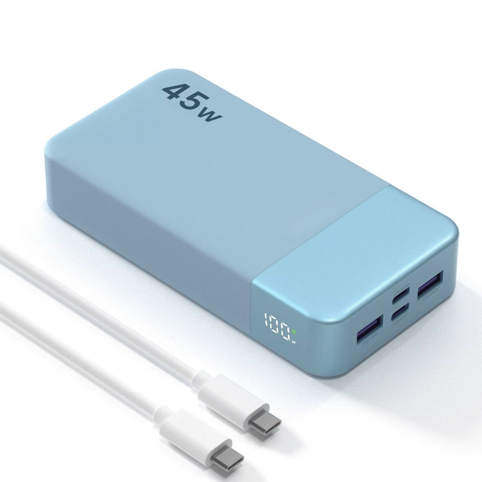 NOBIS 45W PD Fast Charging 20000mAh Power Bank USB-C QC3.0