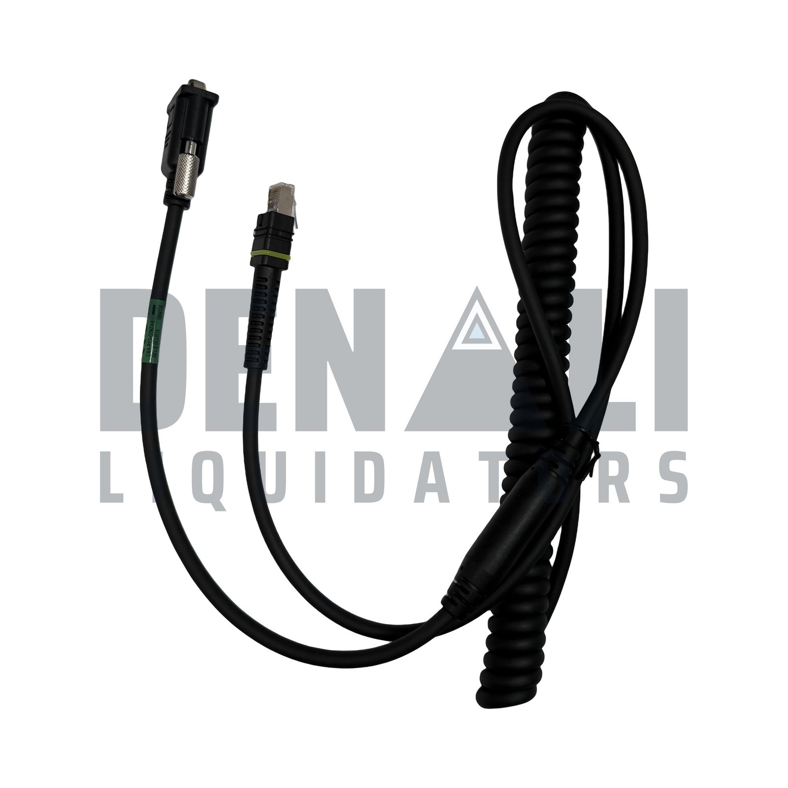 Zebra CBA-RF3-C09ZAR RS232 DB9 Serial Cable 9ft Coiled DS3608 DS3678
