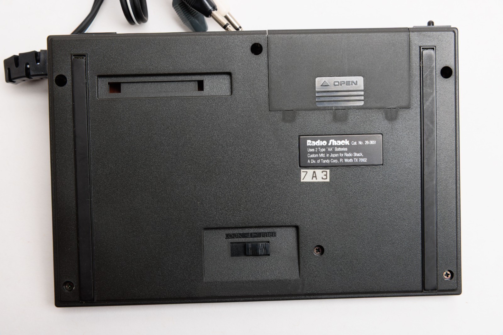 Radio Shack Tandy TRS-80 Pocket Computer PC-4 Cassette Interface
