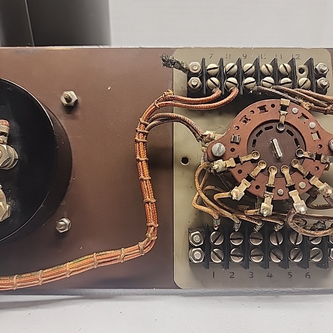 Western Electric VU Meter Rack Mount With Attenuator And Line Switch-Raytheon