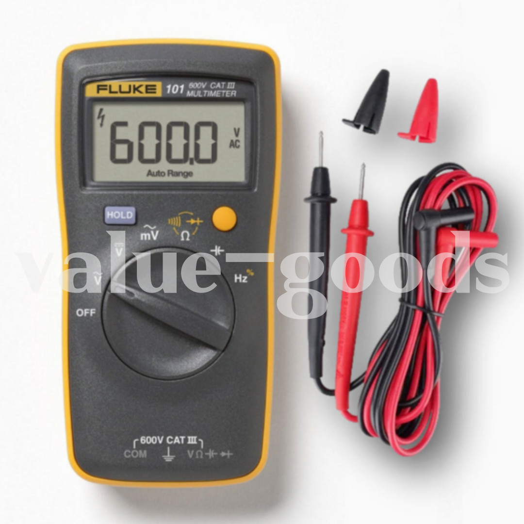 FLUKE 101 Digital Basic Multimeter Pocket Portable Meter AC DC Volt Tester