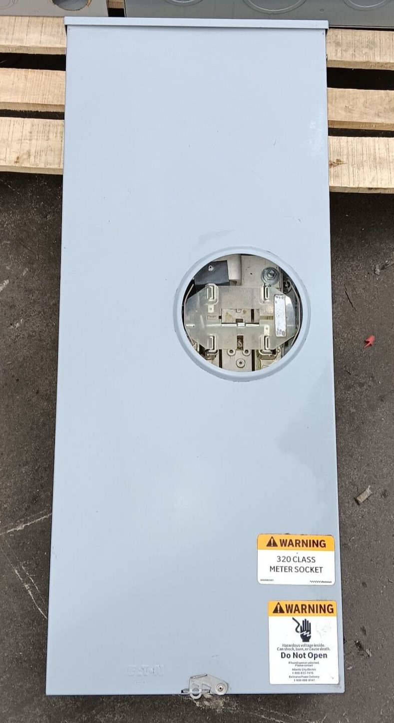Eaton 1009444CH 320 Amp Meter Socket 1-Phase Ringless 4-jaw 600 V ac